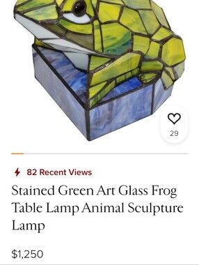Handcrafted Frog Light